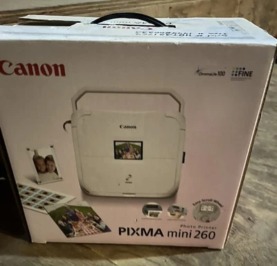 Impresora fotográfica portátil Canon PIXMA mini260 nueva en caja abierta  Foto 1 de 2