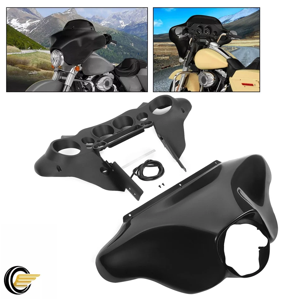 Carenado exterior interior cubierta murciélago carenado para Harley Electra Street Glide 96-13 Foto 1 de 1