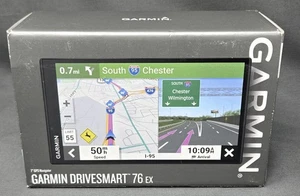 Garmin DriveSmart 76 EX 7-inch Car GPS Navigator With High-resolution Maps, NEW - Picture 1 of 13