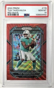 Tua Tagovailoa 2022 Panini Prizm Red Wave Prizm #/149 PSA 10 🔥🔥 - Picture 1 of 4