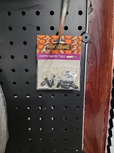 lot 4 Rattlesnake Tackle Crappie Panfish Tubes Black/White NEW Free Shipping - Picture 1 of 2