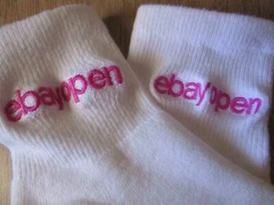 eBay Open 2017 niedrige Socken PINK Verkäufer Ebayana Swag Live Las Vegas Brooklyn Bowl - Bild 1 von 4