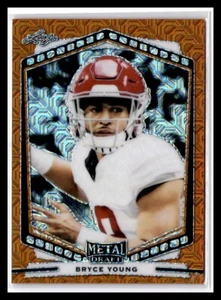 2022 Leaf Metal Draft Orange Mojo #B-BY1 Bryce Young - Picture 1 of 2