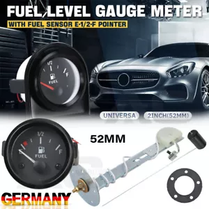 Tankgeber universal Benzin / Diesel 12V komplett mit 2" Tankanzeige Boot Traktor - Bild 1 von 15