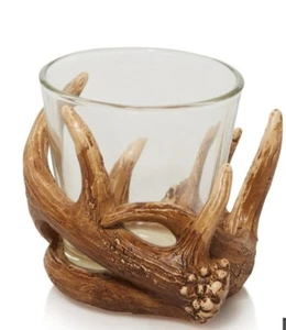 NEW Yankee Candle Deer Antler Votive Tea Light Holder. Glass and Resin. 2023. - Picture 1 of 8