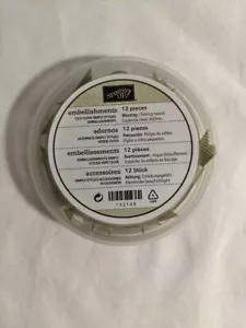 Arcos adornos de oliva antiguo estilo simple Stampin Up, 12 piezas, totalmente nuevos - Imagen 1 de 3