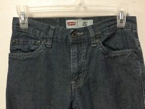 Pantalones de mezclilla Levis para niños talla 12 regular azul 26W 26L cinco bolsillos 511 ajustados 126 - Imagen 1 de 9