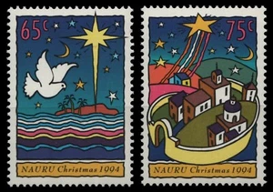 Nauru 1994 - Mi-Nr. 403-404 ** - MNH - Weihnachten / X-mas - Picture 1 of 1