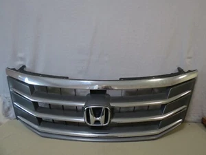 ✅ 10 11 12 Honda Crosstour Front UPPER Bumper Grille Grill Mesh Panel Chrome OEM - Picture 1 of 12