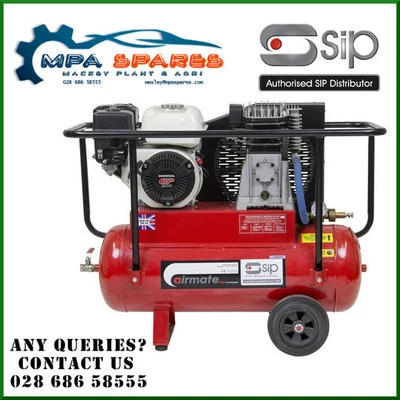 SIP 04644 AIRMATE INDUSTRIAL SUPER ISHGP 6.0/50 HONDA PETROL COMPRESSOR - Image 1 of 3