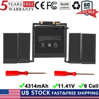 Batería A1819 para MacBook Pro 13 pulgadas A1706 Retina 2016 2017 MLH12L Notebook Foto 1 de 4