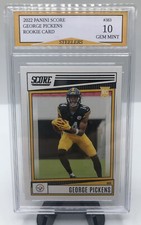 2022 Panini Score George Pickens Pittsburgh Steelers Rookie Card Gem Mint 10!