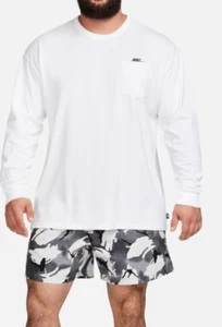 Nike Sportswear Shirt Long Sleeve Premium Pocket Size Mens M Loose Fit NEW - Picture 1 of 3