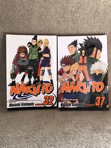 Lot Of 2 Naruto Volume 32 & 37 by Masashi Kishimoto - Shonen Jump Manga - 2006 - Bild 1 von 5