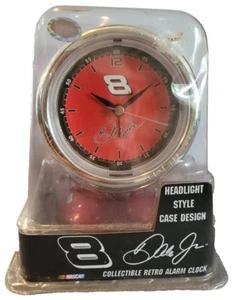 Dale Earnhardt JR. #8 VTG Red Headlight Analog Alarm Clock - Picture 1 of 7