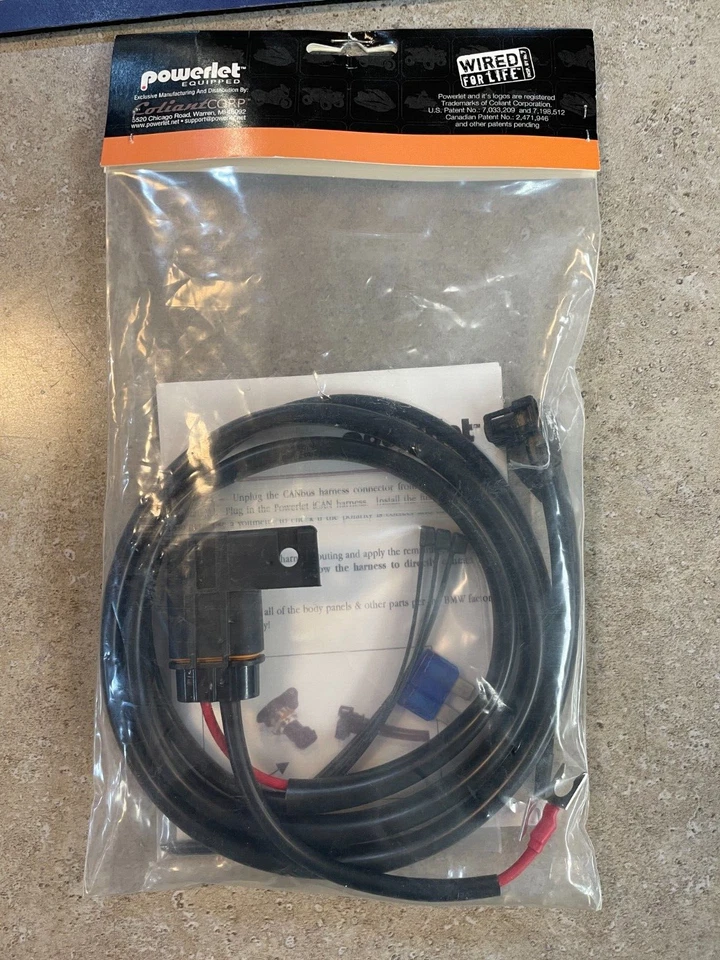 Powerlet BMW iCAN Stock Socket Rewire Harness 36" PKT-067-36 - Image 1 of 1
