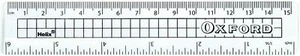 Oxford Lineal metrisch imperial 15 cm Helix - Bild 1 von 1
