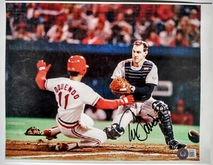 Foto firmada de TIM LAUDNER 8x10 GEMELOS MINNESOTA (Beckett BAJO CERTIFICADO DE AUTENTICIDAD) - Imagen 1 de 6