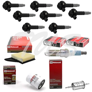 Tune Up Kit 2014 Ford Mustang 5.0L Ignition Coil DG-542 Spark Plug SP548 FA1897 - Foto 1 di 11