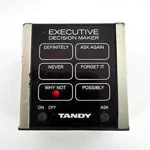 Tandy Executive Decision Maker LED 60-1008 Radio Shack Vintage - TESTATO - Foto 1 di 14