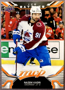 2022-23 Upper Deck MVP ICE Battles #147 Nazem Kadri Colorado Avalanche - Picture 1 of 1