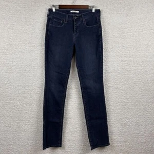 Levi's Jeans Womens 6 Blue 505 Straight Leg Denim 5-Pocket Zip Mid Rise - Picture 1 of 15