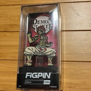 FiGPiN Akaza #1364 Glitter Alliance Fest NYCC 2023 exklusiver Dämonenjäger - Bild 1 von 2