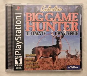 Cabelas Big Game Hunter Ultimate Challenge PS1 PlayStation 1 - Completo - Imagen 1 de 16