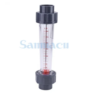 60-3000L/H LZS-20 32mm Socket Flowmeter Plastic Tube Liquid Rotameter Measuring - Picture 1 of 4
