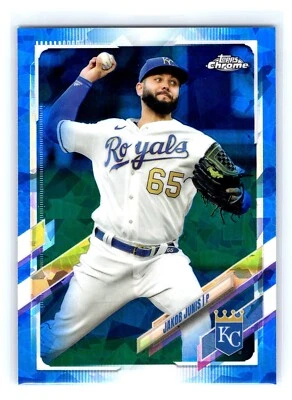2021 Topps Chrome Sapphire #19 Jakob Junis Kansas City Royals - Image 1 of 2