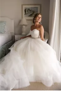 New Justin Alexander 8779 Wedding Dress Size 10 RRP £1899 - Picture 1 of 21
