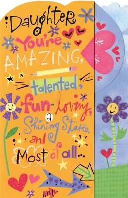 Sweet BIRTHDAY Pop-Up Card FOR DAUGHTER, Garden Flowers by American Greetings +✉ - Image 1 of 4