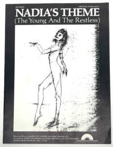 Nadia's Theme The Young And The Restless Original Piano Solo Record Sheet Music - Picture 1 of 2