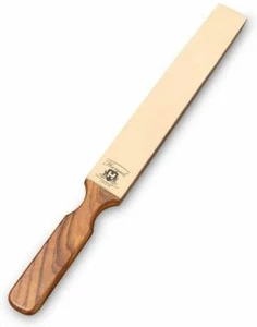 Correa de afeitado recta y afilador de cuchillos para afeitadoras de cuero Barber STROP - - Imagen 1 de 9