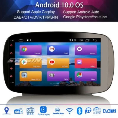 9"Android 10 Autoradio für Mercedes Benz SMART DAB+Canbus WIFI Carplay DSP 4G FM - Bild 1 von 4
