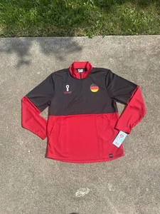 FIFA World Cup 2022 Germany Quarter Zip Pullover Men’s Size Large New With Tags - Picture 1 of 9