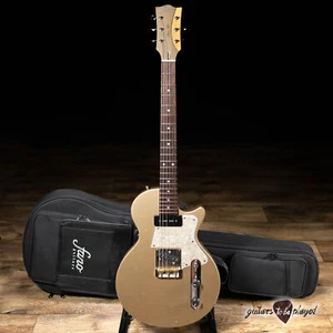 Fano SP6 Oltre P-90/T-Style Guitar w/ Gigbag – Shoreline Gold - Picture 1 of 10