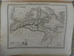 Carte illustrée issue atlas geographie monin vuillemin 1835 AFRIQUE SEPTENTRIONA - Picture 1 of 1
