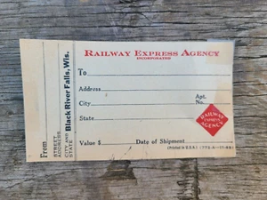 Railway Express Agency, Paste Delivery 772ASheet - Bild 1 von 1