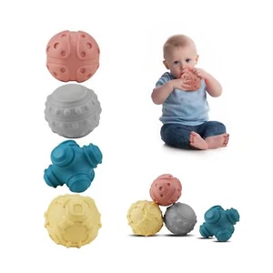 Baby Soft Textured Ball Set,Sensory Ball Toys,Sound&Bath Toys Balls,Suitable ... - Picture 1 of 7