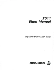 2011 SEA-DOO GTS GTI RXT RXT-X XRS GTX WAKE PRO SERVICE REPAIR MANUAL ON CD - Picture 1 of 6