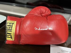 Muhammad Ali Signed Autographed Everlast Single Boxing Glove