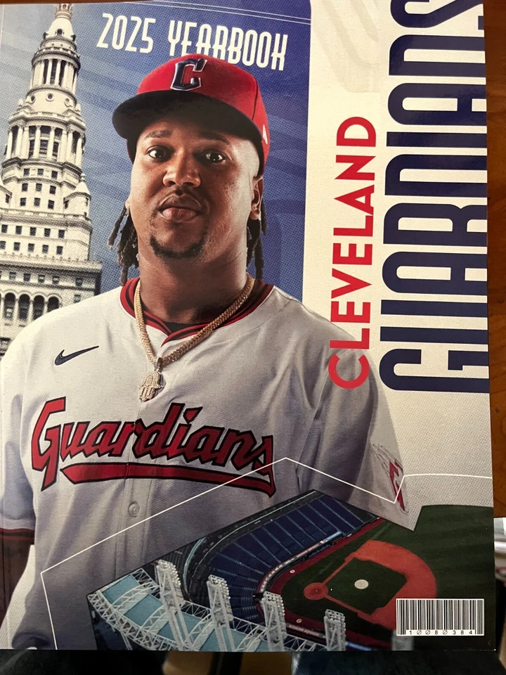 2025 CLEVELAND GUARDIANS YEARBOOK MLB PROGRAM CHAMPIONS BASEBALL WORLD SERIES? - Image 1 of 1