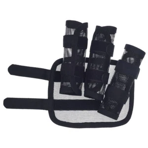 Set di 4 stivali da cavallo mosca foderati in pile protezione gambe 10JT Tough-1 - Foto 1 di 1