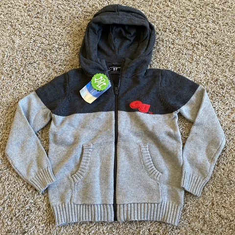 NEW Gonzaga Bulldogs Alma Mater Youth Kids Pullover Full Zip Jacket Size 5T Cover