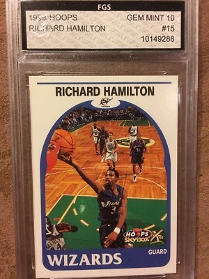 1999 Hoops Skybox #15 Wizards Ruchard Hamilton FGS GEM MINT 10 - Image 1 of 2