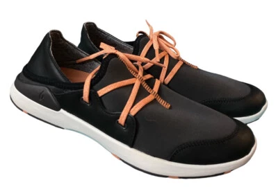 Olukai Mikili Slip On Shoes 20366-PV40 Black Orange Size 9 EUR 39 - Image 1 of 4