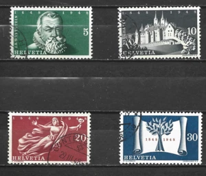 SWITZERLAND - 1948 The 100th Anniversary of the Swiss Federation - USED SET. - Bild 1 von 1
