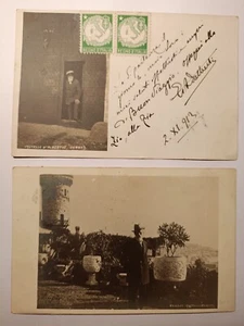 2 fotografie autografate Capitano Enrico D'Albertis Genova 1913 - Foto 1 di 14