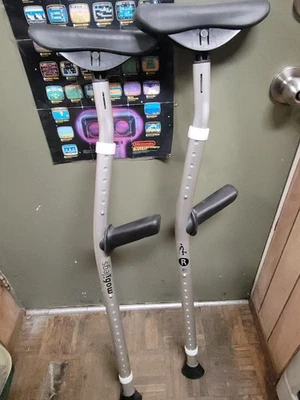 Mobilegs Ergonomic Crutches Adult - Adjustable 4'9"- 6'4"  - Image 1 of 3